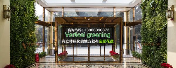 上海佘山森林宾馆墙面垂直立体绿化