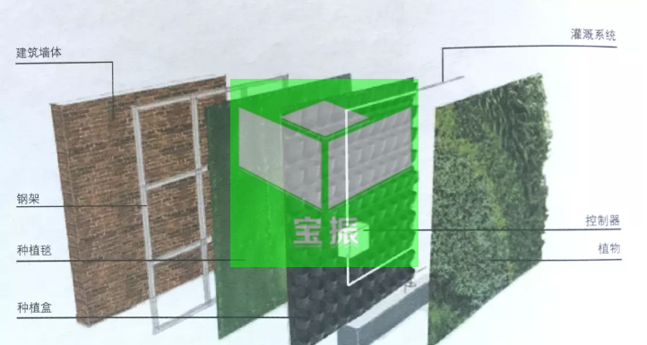 垂直绿化植物墙，打造室内天然氧吧